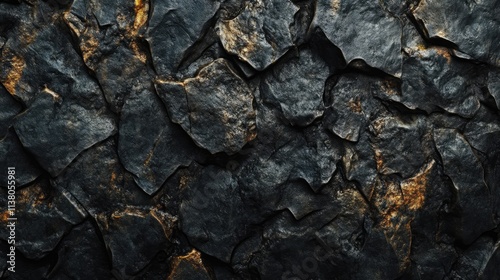 textured background of dark stones with rough surface and natural patterns for design and decorative purposes