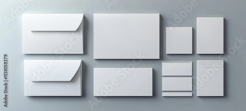 Blank Stationery Mockup: Envelopes, Cards, and Letterheads