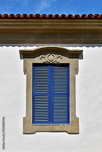 Obraz na płótnie Neocolonial style in architecture, Rio de Janeiro, Brazil w salonie