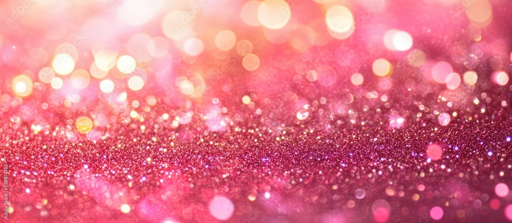 Elegant pink bokeh glitter backdrop with shimmering lights creating a dreamy and festive atmosphere for creative designs and celebrations Elegant pink bokeh glitter backdrop with shimmering lights creating a dreamy and festive atmosphere for creative designs and celebrations
