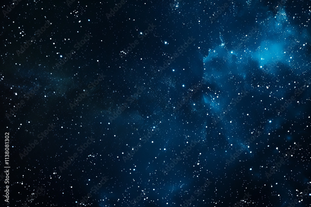 Fototapeta premium Stunning banner of a starry night sky, featuring the Milky Way in vibrant colors. Perfect for social media covers or screensavers, showcasing a high-resolution celestial landscape.