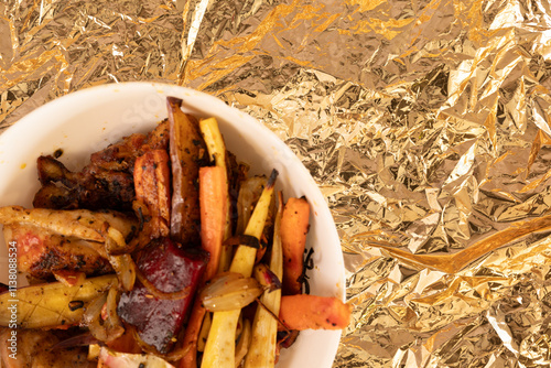 Roasted Chicken and Root Ve...