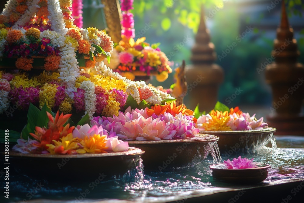Vibrant Songkran Festival Celebration Vibrant Songkran Festival Celebration