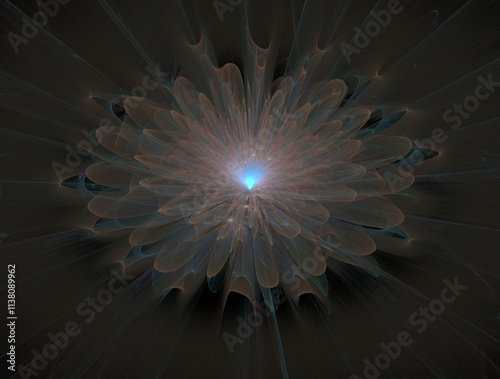 Imaginatory fractal abstract background Image