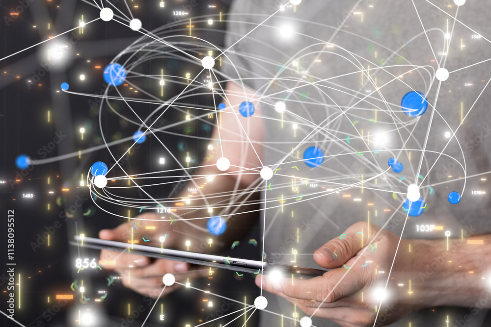 Business intelligence analyst dashboard on virtual Business intelligence analyst dashboard on virtual
