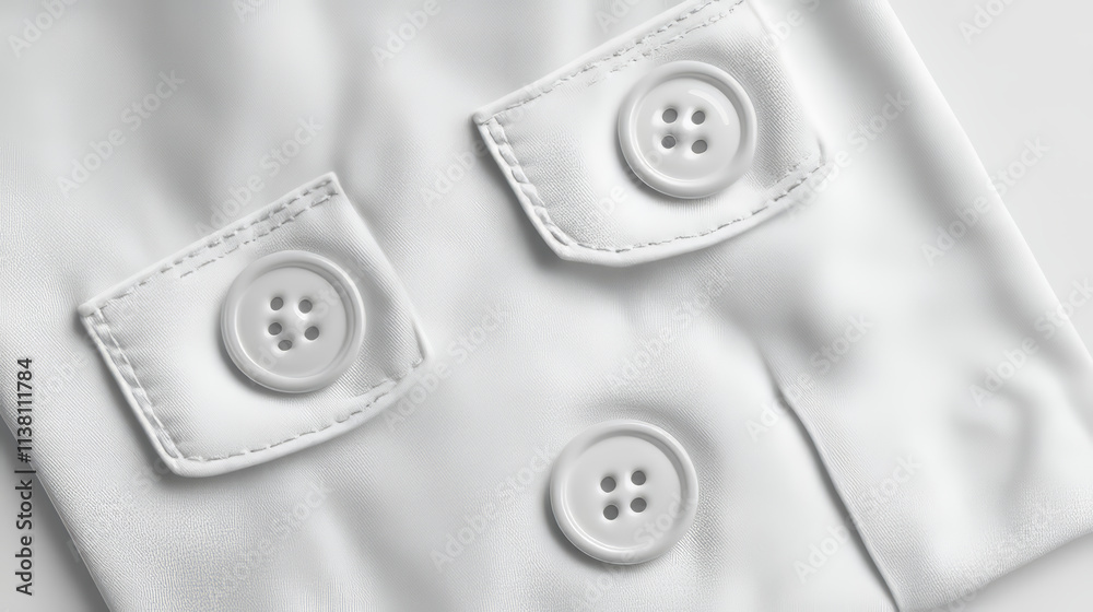 Realistic set of white pocket templates isolated on transparent background. Vector illustration of cloth or leather patches with buttons and stitches. Design elements for clothes, bags, jeans fashion Realistic set of white pocket templates isolated on transparent background. Vector illustration of cloth or leather patches with buttons and stitches. Design elements for clothes, bags, jeans fashion