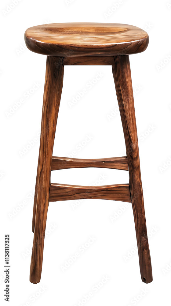 PNG of a bar stool isolated on a transparent background for furniture or interior design visuals. PNG of a bar stool isolated on a transparent background for furniture or interior design visuals.