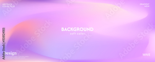 Abstract background of glowing soft pink waves. The surface texture of the fabric is strong. Dark colored background with space for design.