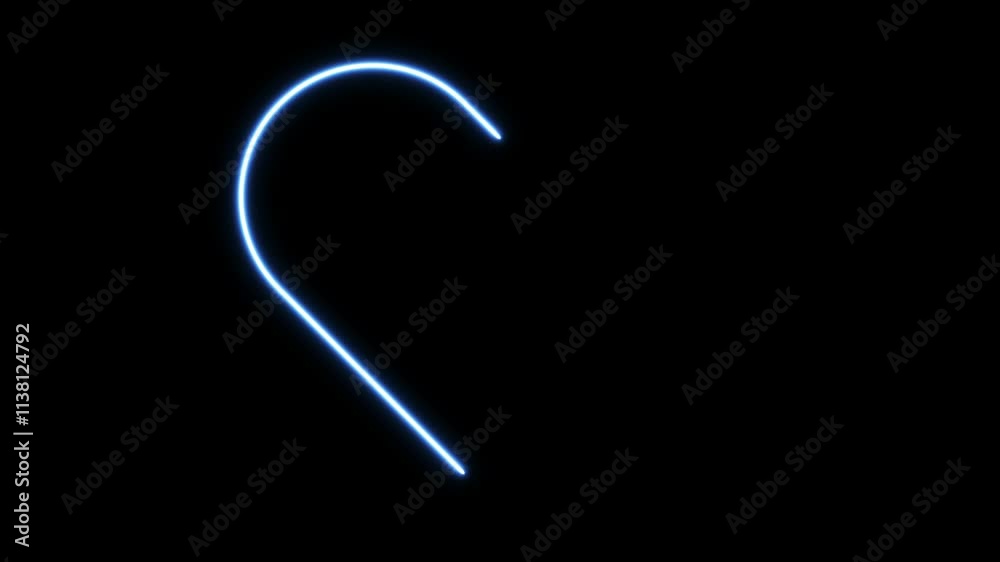 Animation of glowing neon fire heart on black background. fire heart line background. Available in 4K video render footage. Animation of glowing neon fire heart on black background. fire heart line background. Available in 4K video render footage.