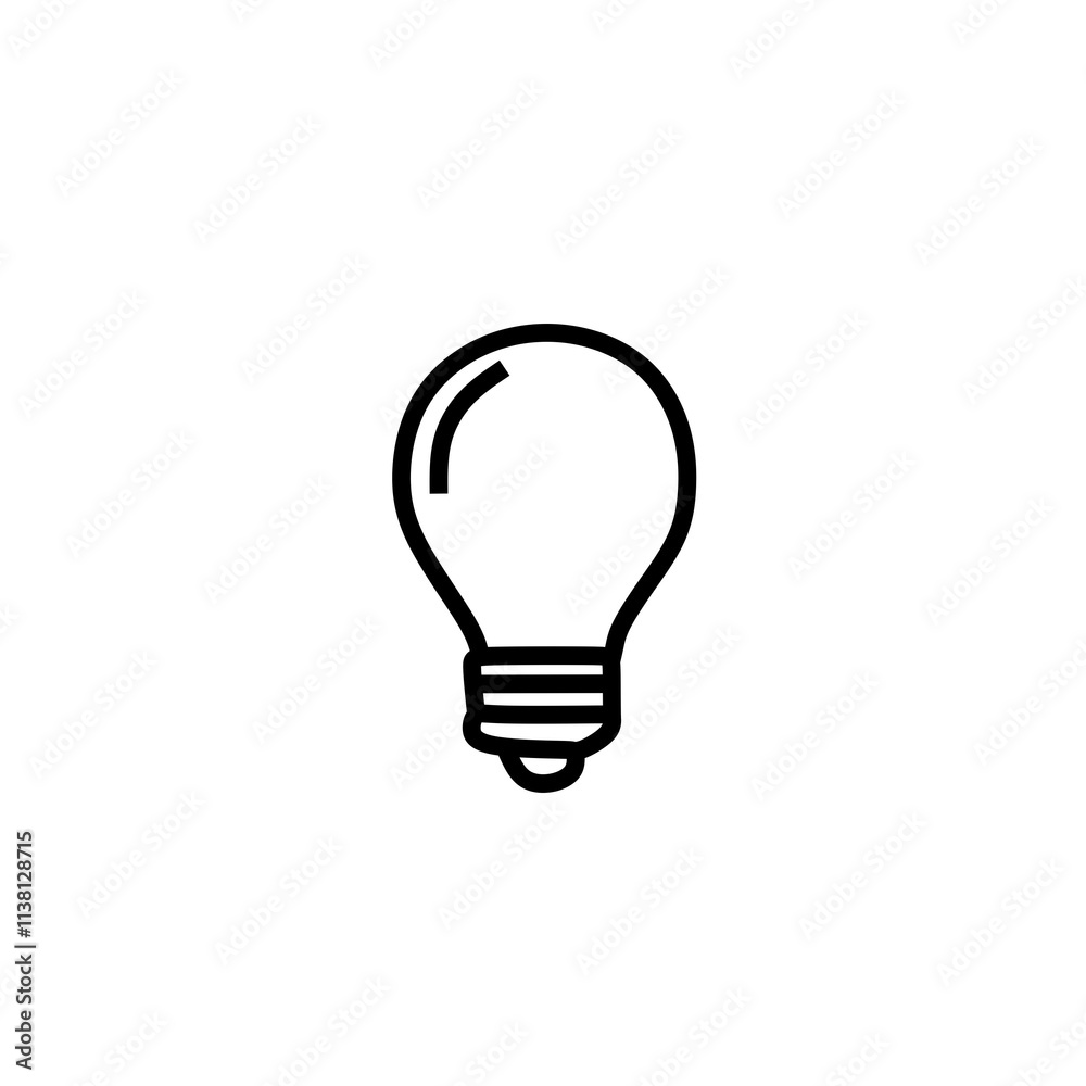 light bulb idea icon light bulb idea icon