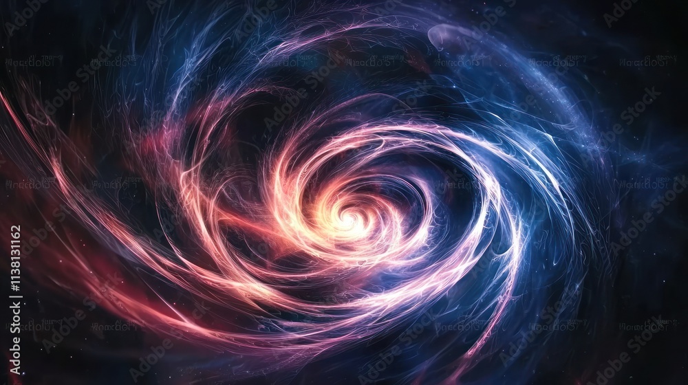 A mesmerizing fractal design projected onto a dark background, resembling a galaxy A mesmerizing fractal design projected onto a dark background, resembling a galaxy