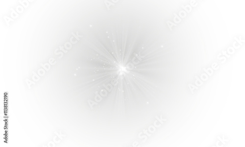 Bright white light lens. Png spotlight spark. Stadium Lighting. Png sunlight, Shiny stars, glowing sparks. Vector Png sunlight, vector sparkle stadium, spotlight, light