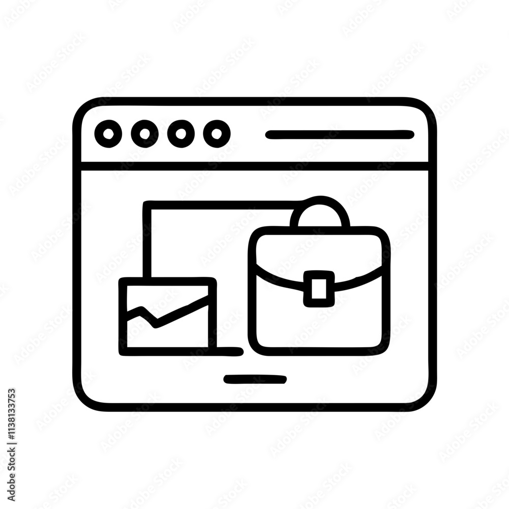 business website icon icon, small business line art, business icon - simple black line art icon of business website icon, for small business celebrations. business vector art. business website icon icon, small business line art, business icon - simple black line art icon of business website icon, for small business celebrations. business vector art.