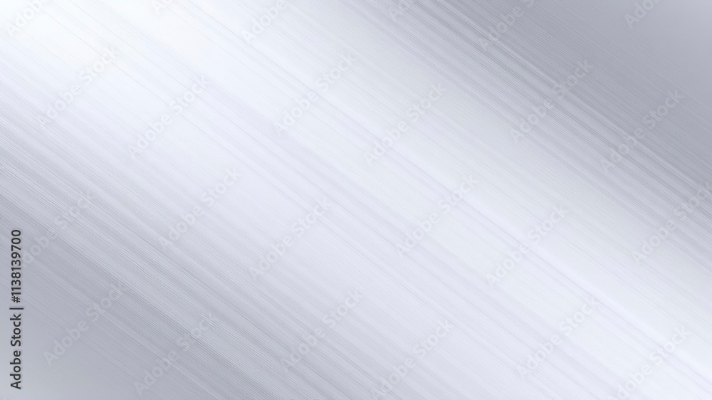 Fototapeta premium Silver metal texture background with polished and gleaming surface, metal, steel, smooth