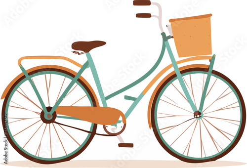 Painting style bicycle