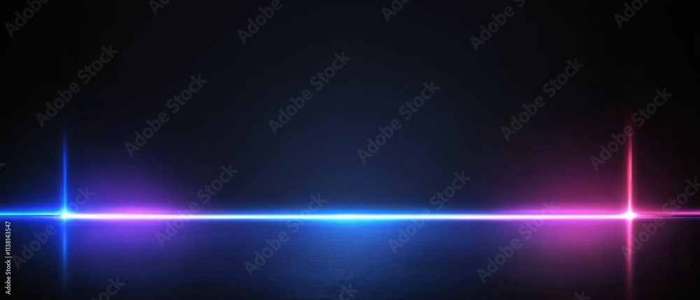Abstract Neon Lights Background: Vibrant Pink and Blue Glowing Lines on Dark Surface Abstract Neon Lights Background: Vibrant Pink and Blue Glowing Lines on Dark Surface