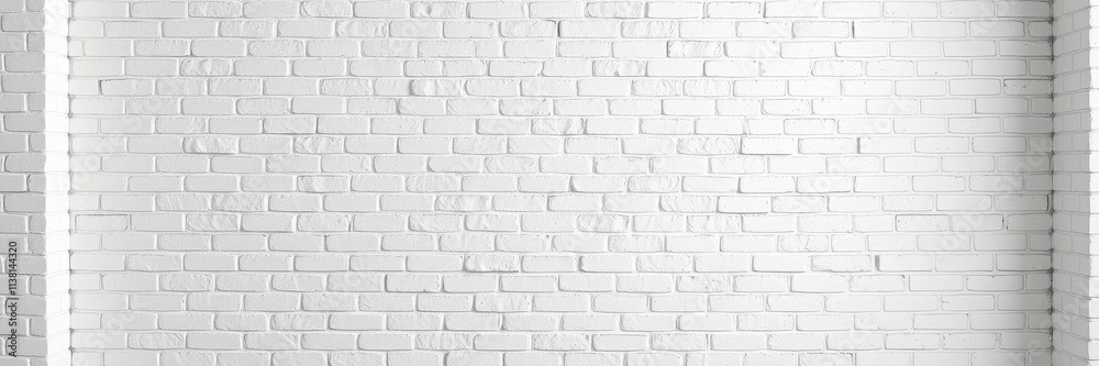 White brick wall with a clean and minimalist design, perfect for backgrounds in interior design, architecture, and construction projects, design, industrial, pattern White brick wall with a clean and minimalist design, perfect for backgrounds in interior design, architecture, and construction projects, design, industrial, pattern