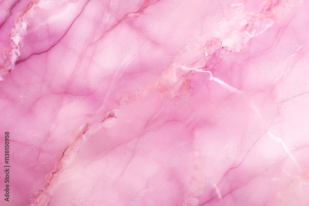 Fototapeta premium Pink marble background with natural pattern