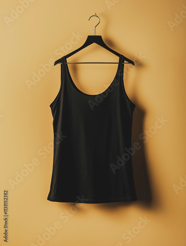 Black Tank Top on Hanger