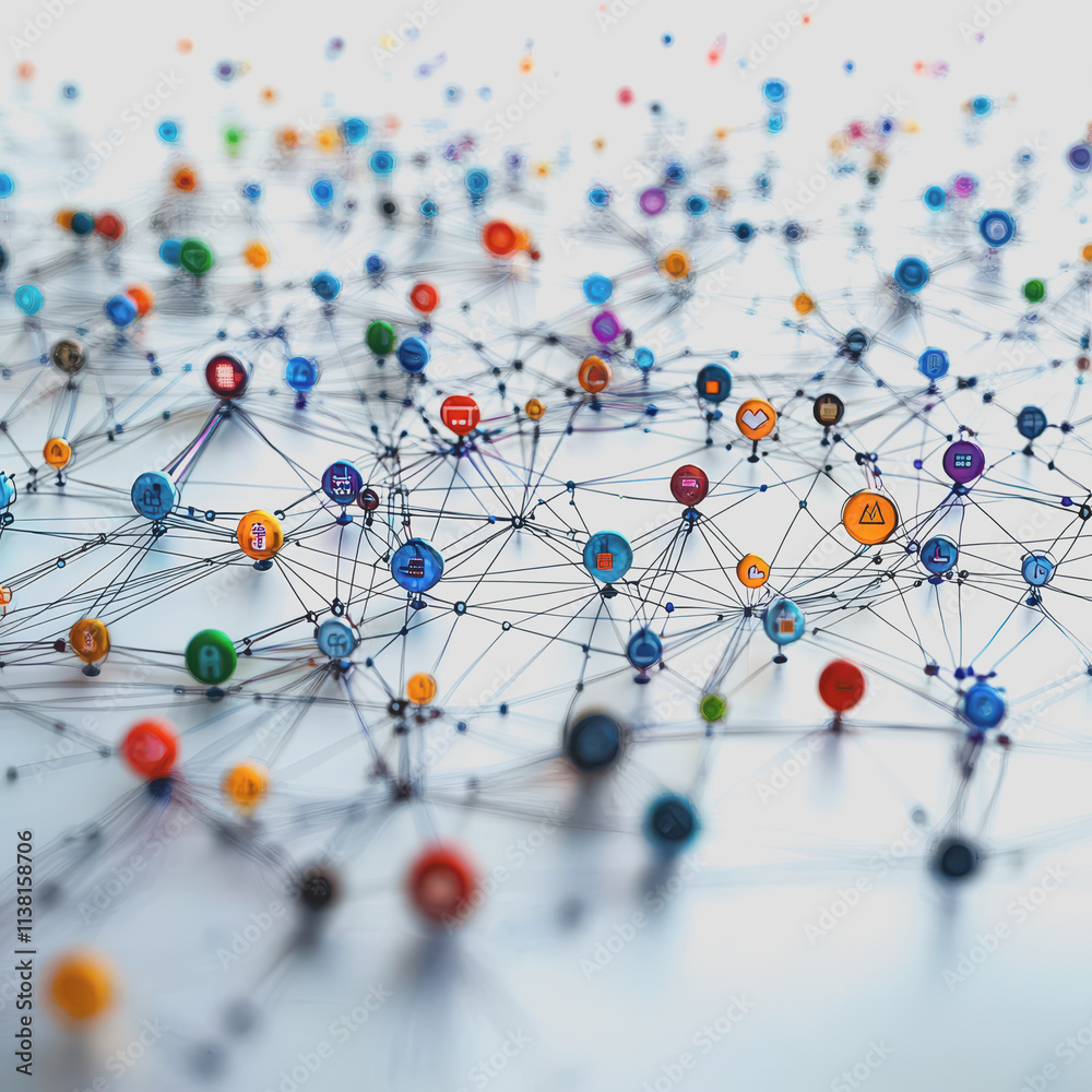 Advanced network mapping with interconnected pins showcasing technology data visualization and modern analytics for business intelligence and strategic planning in a digital world Advanced network mapping with interconnected pins showcasing technology data visualization and modern analytics for business intelligence and strategic planning in a digital world