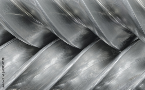 Steel helical pump, compressor, conveyor