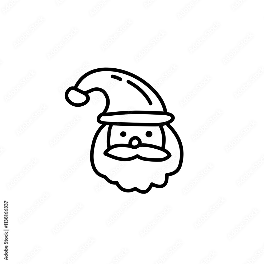 christmas line icon christmas line icon
