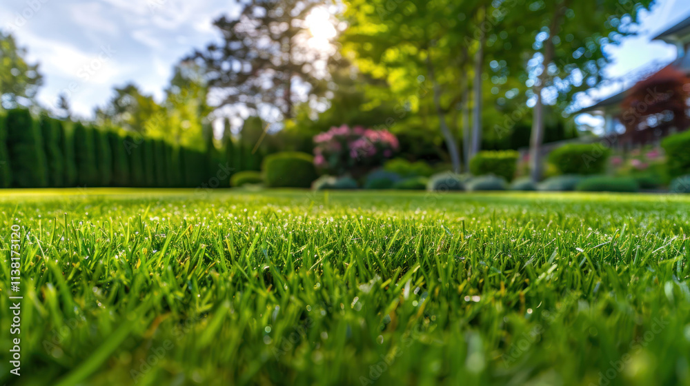 Lawn grass yard. Lawn grass yard.