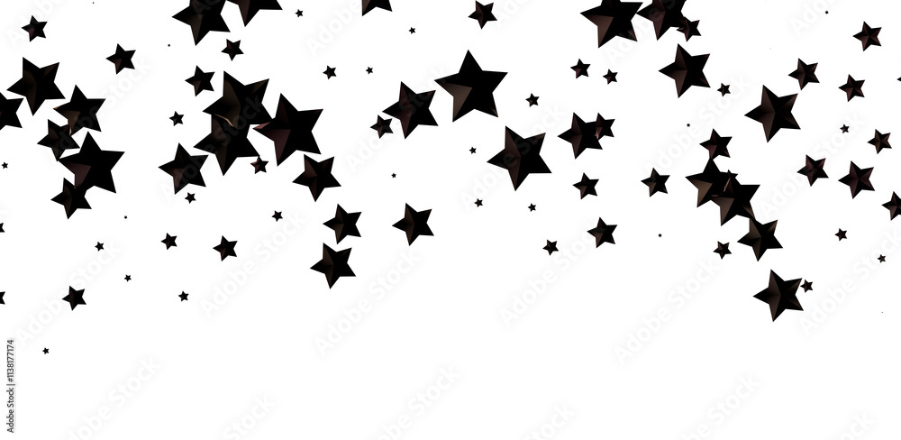 stars background, sparkle lights confetti falling. magic shining Flying christmas stars on night stars background, sparkle lights confetti falling. magic shining Flying christmas stars on night