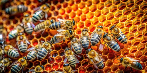 Explore the Intricate Beauty of Beehives and Honeycombs in Nature - Captivating Patterns of Wildlife and Insects