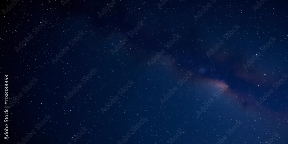 Starry night sky filled with a multitude of stars shining brightly, serene, astronomy Starry night sky filled with a multitude of stars shining brightly, serene, astronomy