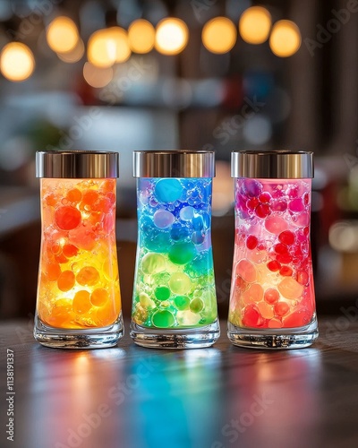 Vibrant lava lamps decorative lighting for cozy interiors