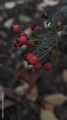 red berries on a branch