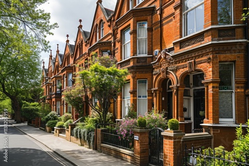 Restored Victorian Row Houses in a Classic London Crescent