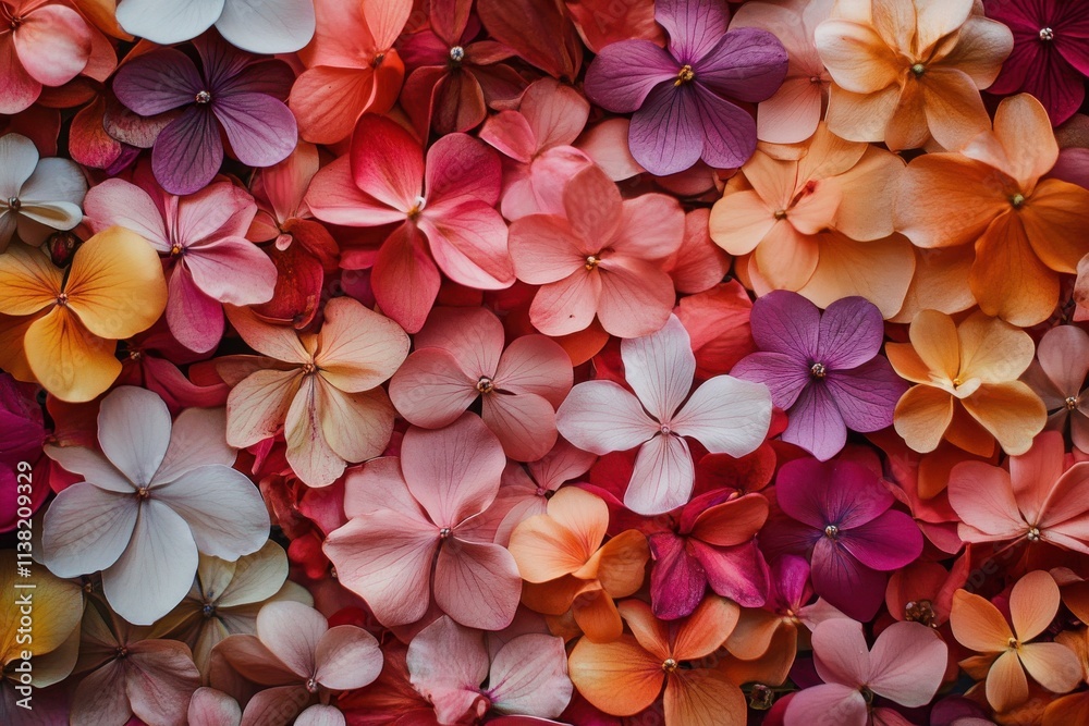 Obraz premium Vibrant floral arrangement in warm hues.