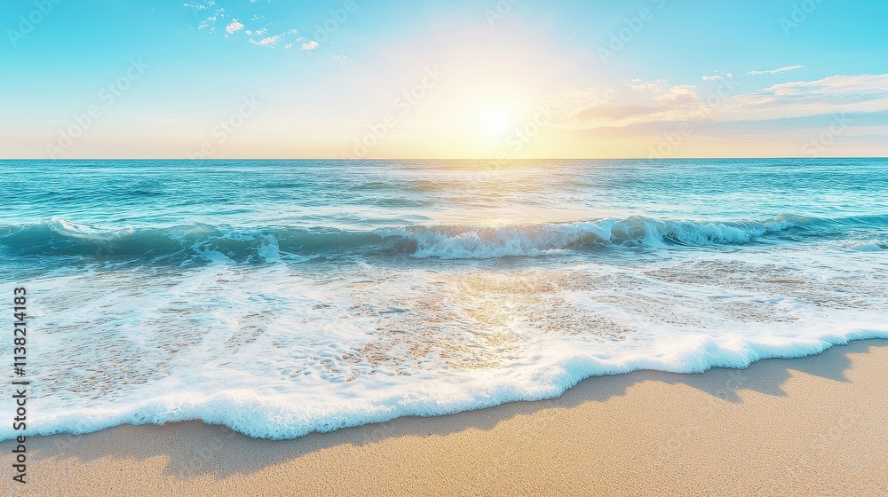A peaceful beach with soft golden sand, gentle waves, and a bright blue sky. This image emphasizes relaxation, travel, and the serene beauty of coastal destinations. A peaceful beach with soft golden sand, gentle waves, and a bright blue sky. This image emphasizes relaxation, travel, and the serene beauty of coastal destinations.