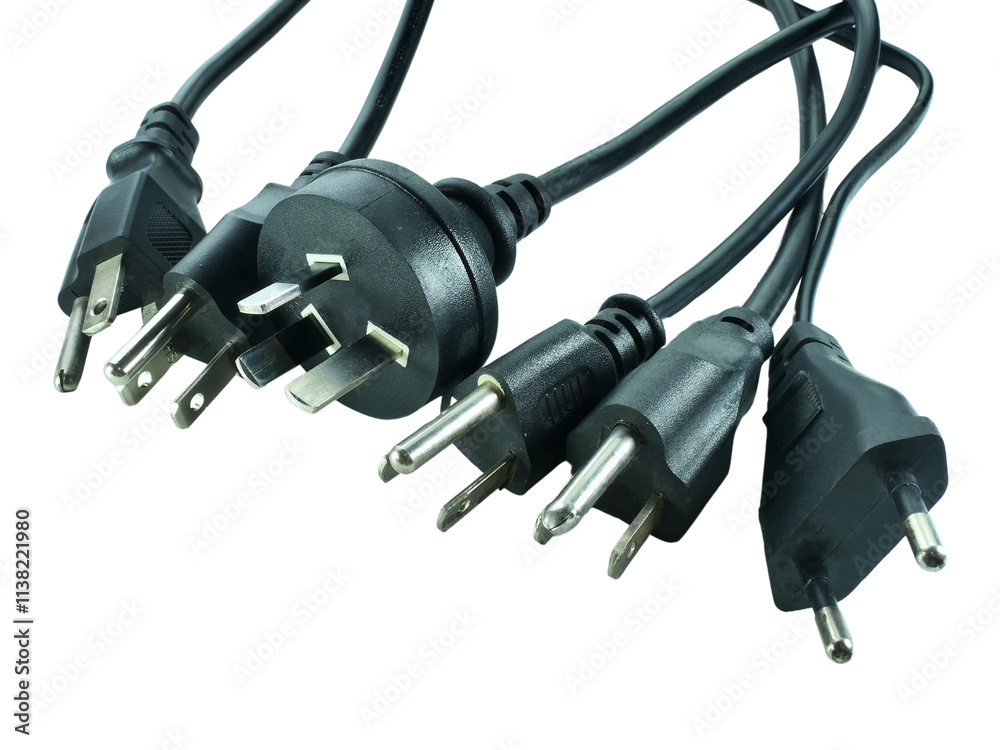 Wire cable of usb and adapter isolated on white background. Wire cable of usb and adapter isolated on white background.
