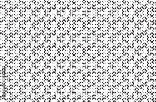 Radial halftone spotted gradient background. Dotted stains concentric texture with fading effect. Black and white circle shade wallpaper. Grunge rough vector. Monochrome geometric backdrop.