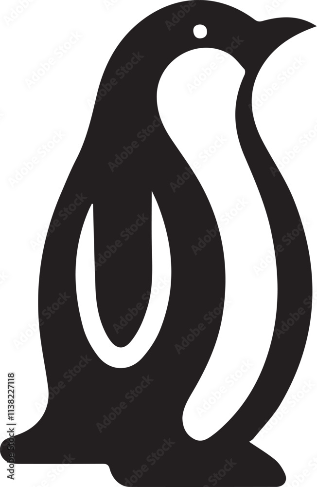 Vector image of the penguin silhouette. Penguin black silhouette vector logo. Penguin icon. Penguin and ice. Penguin black silhouette vector, icon on a white background EPS File Vector image of the penguin silhouette. Penguin black silhouette vector logo. Penguin icon. Penguin and ice. Penguin black silhouette vector, icon on a white background EPS File