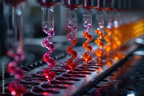 Genetic engineering concept Medical science Scientific Laboratory