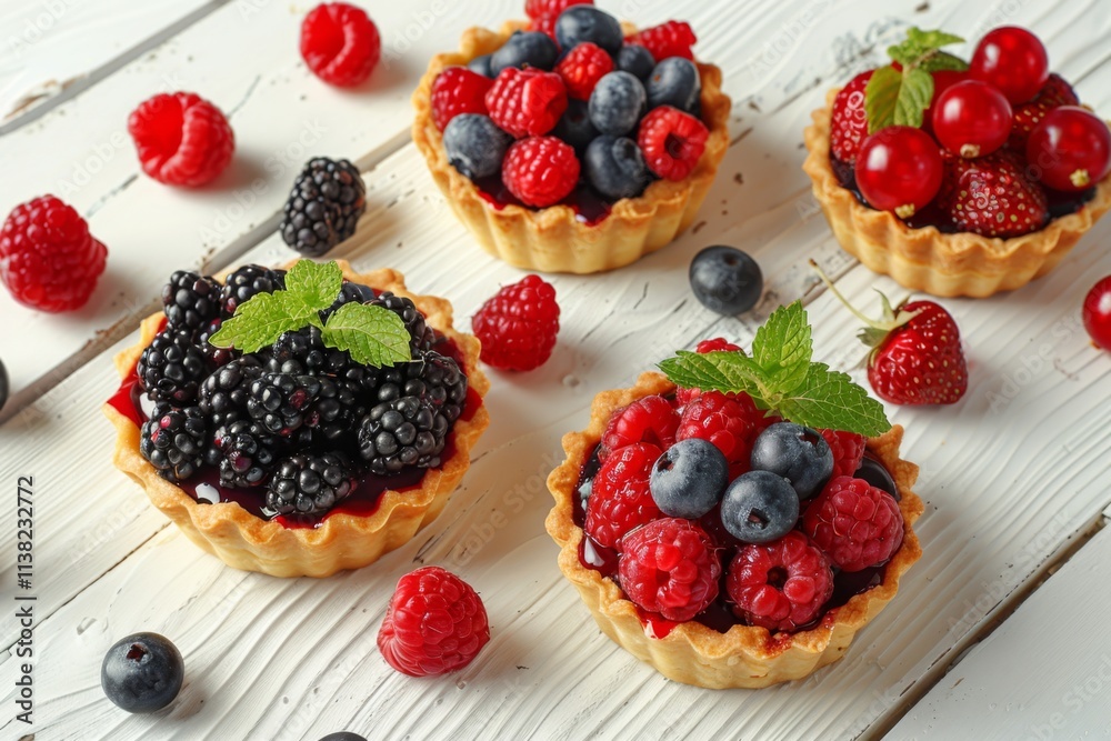 Berries tartlets, fresh strawberry, blueberry pastries, fruit tartlet cakes, french berry dessert, raspberry Berries tartlets, fresh strawberry, blueberry pastries, fruit tartlet cakes, french berry dessert, raspberry