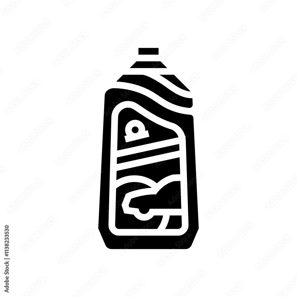 wash soap car care glyph icon vector. wash soap car care sign. isolated symbol illustration wash soap car care glyph icon vector. wash soap car care sign. isolated symbol illustration