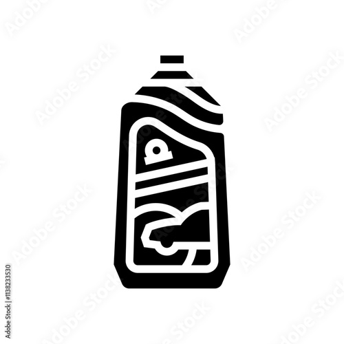 wash soap car care glyph icon vector. wash soap car care sign. isolated symbol illustration