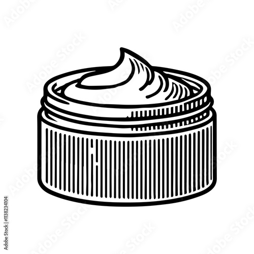 Simple Vector Icon of a Moisturizers – Logo Design Illustration