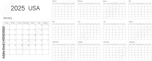 A comprehensive overview of the 2025 calendar for the USA, highlighting key dates and events