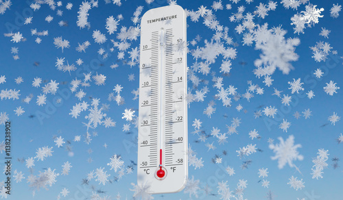 Temperature gauge in cold environments