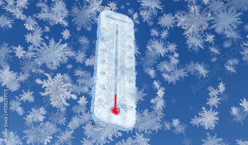 Temperature gauge in cold environments