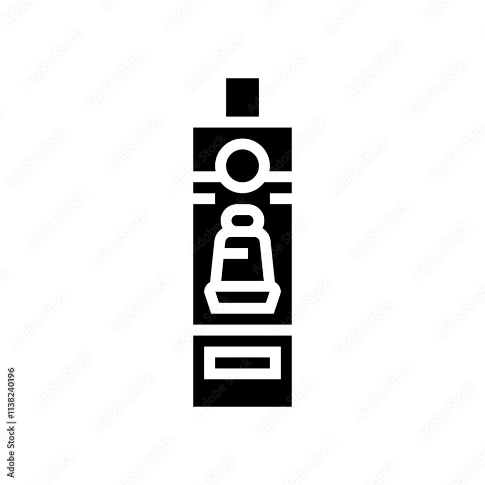 leather conditioner car care glyph icon vector. leather conditioner car care sign. isolated symbol illustration leather conditioner car care glyph icon vector. leather conditioner car care sign. isolated symbol illustration