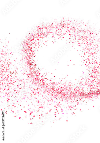 Pink Confetti Explosion