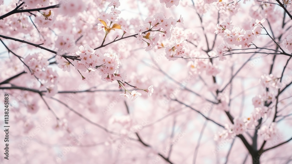 Delicate pink blossoms in full bloom, a symphony of delicate petals swaying gently in the springtime breeze. Delicate pink blossoms in full bloom, a symphony of delicate petals swaying gently in the springtime breeze.