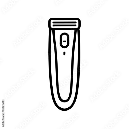 Simple Vector Icon of a Epilators – Logo Design Illustration